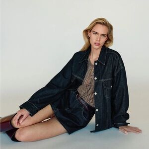 Reformation Deep Indigo Jean Jacket